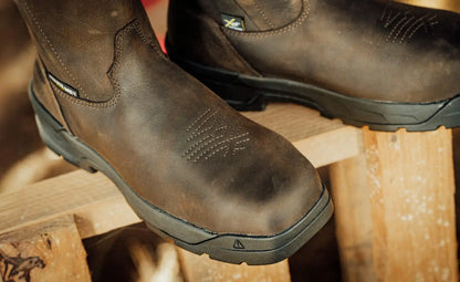 Men's CSA Flatland Pull-On Waterproof Work Boot INT MET (Carbon Toe)