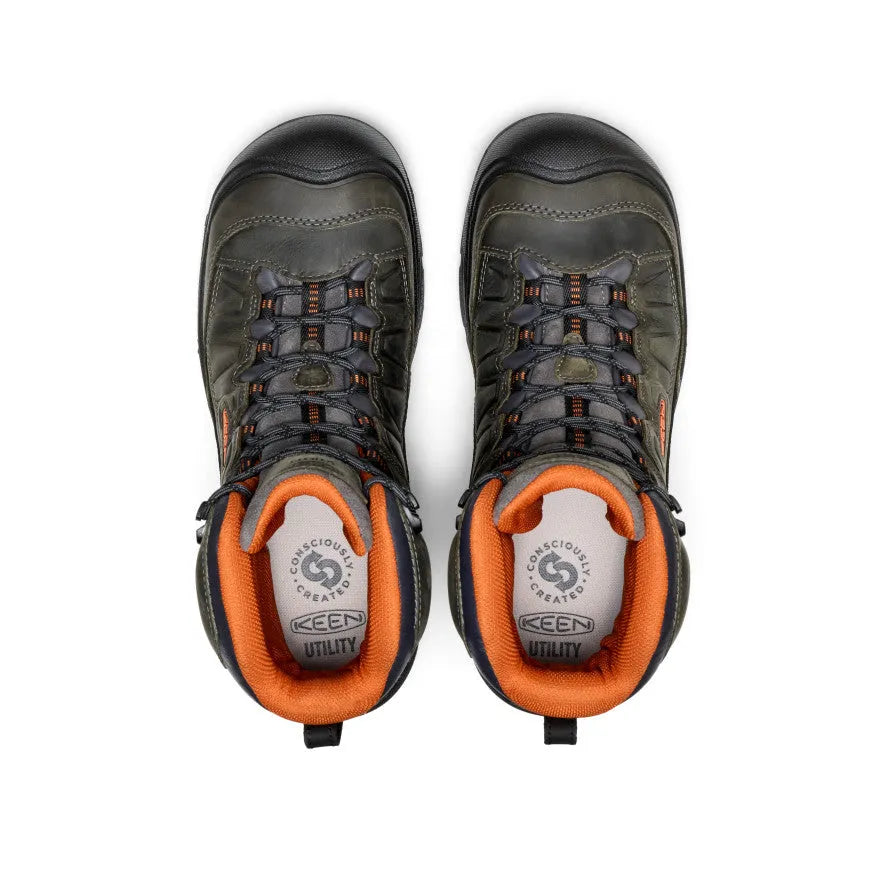 Men's Targhee IV 8" Waterproof Work Boot (Carbon Toe)