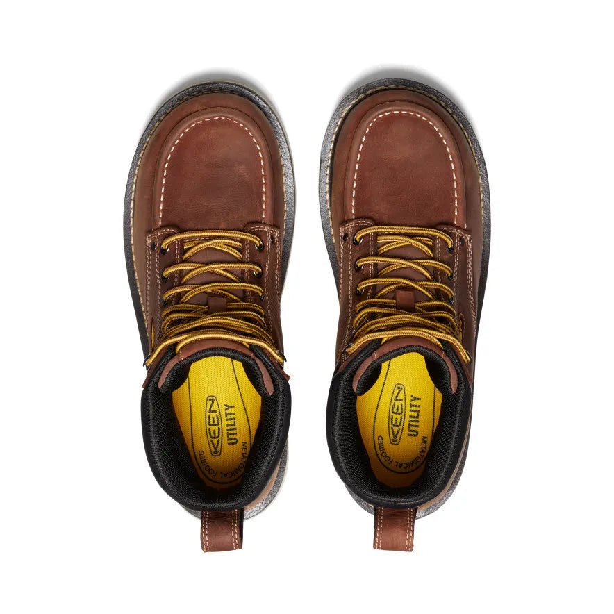 Men's Cincinnati 6" Waterproof 90° Heel Boot (Soft Toe)